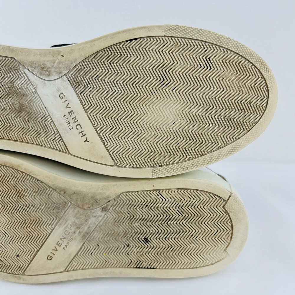 Givenchy Urban Street Knot White Black Logo Low Top Sneakers Shoes 5.5M/7W - Picture 9 of 12